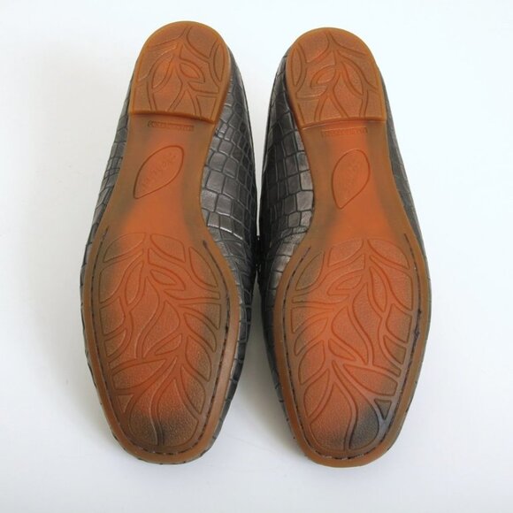 NWB Born Capricorn Croc Embossed Leather Mules - Picture 13 of 13
